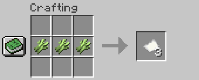 How To Craft Paper in Minecraft