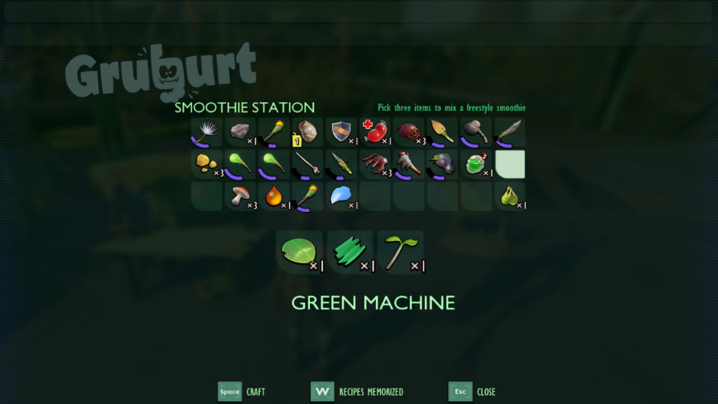 All Smoothie Recipes In Grounded Game