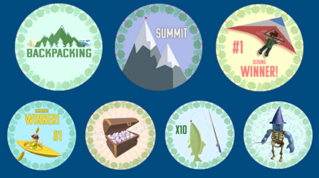 Backpacking Game Badges